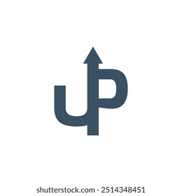 Abstractas la Plantilla del diseño del logotipo del negocio con el símbolo de la flecha.