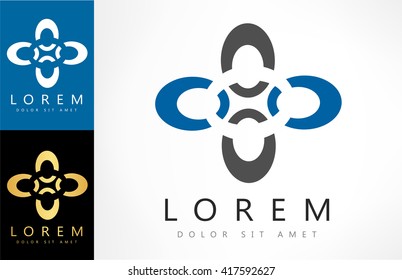 Abstract logo. Business symbol. Vector illustration.