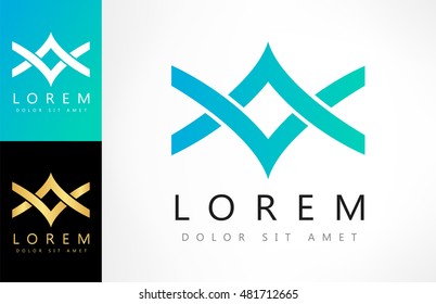 Abstract logo. Business symbol. Vector illustration.