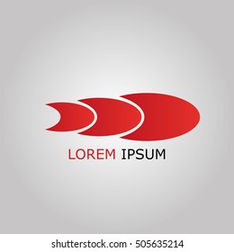 abstract logo can be used for business , fish restaurants , etc .