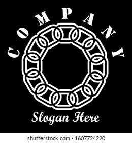 
Abstract logo chain. Chain vector logo