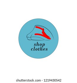 abstract logo of a clothing store