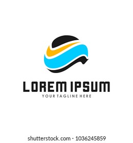Abstract Logo Color Combination