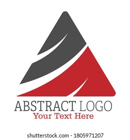 Logo abstracto. Ilustración de vector de color para logotipo, pegatina o emblema