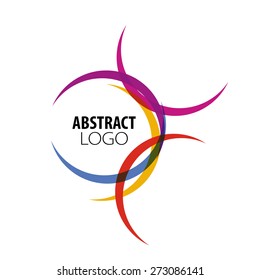 abstract logo of colored circles