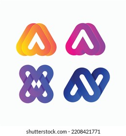 abstract logo colorful graphic design