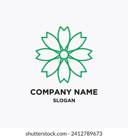 Abstract logo company design vector
