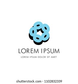Abstract logo. Concept and design. Vector illustration