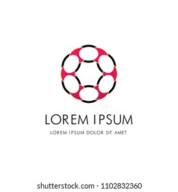 Abstract logo. Concept and design. Vector illustration