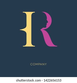 Abstract Logo Concept For HR. Human Resources Logo. HR Office.