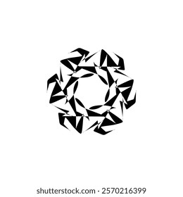 abstract logo concept object nature symmetry element design