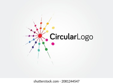 Abstract logo concept for a various companies in tech, media or any creative field