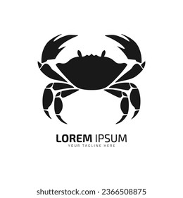 abstract logo of crab icon crab vector silhouette isolated design art