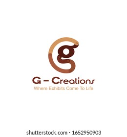 abstract logo creation letter G