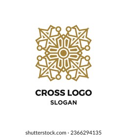 Abstraktes Logo, luxuriöses kreatives Design