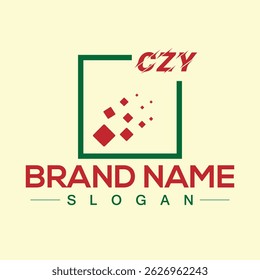 Abstract logo design background template