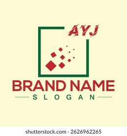Abstract logo design background template
