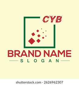 Modelo de plano de fundo de design de logotipo abstrato