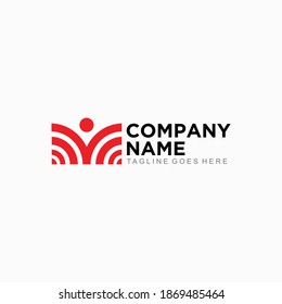 Abstract logo design for business company