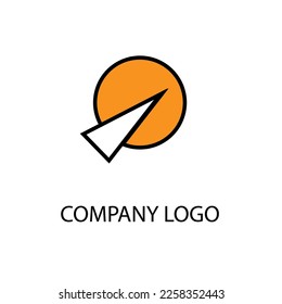 abstraktes Logo-Design, kann für Marken und Unternehmen verwendet werden