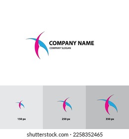 abstract logo design, can be used for brand and company