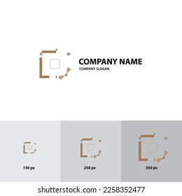abstract logo design, can be used for brand and company