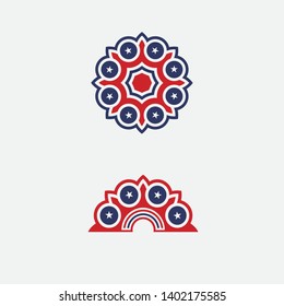 Abstract logo design for circle art