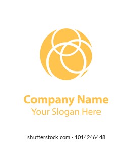 Abstract logo design, circle vector logo design