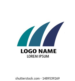 abstract logo design with color combinations