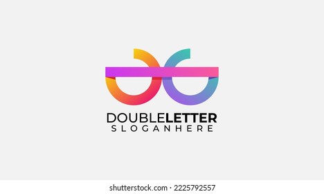 Abstrakte Logo-Design-Kombinationen Buchstaben von O und G
