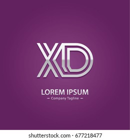 Abstract Logo Design Combinations Letter X   D
