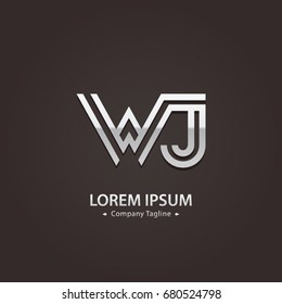Double W Logo Vector Illustration Stock Vector (Royalty Free) 1395305465