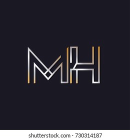 Abstract Logo Design Combinations Letter M Stock Vector (Royalty Free ...