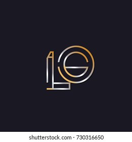 Abstract Logo Design Combinations Letter of l and o