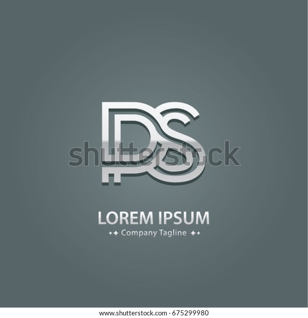 Abstract Logo Design Combinations Letter P Stock Vector (Royalty Free ...