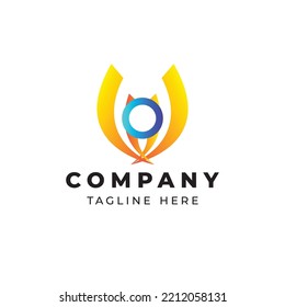 abstract logo design. logo design for the commercial use of a company. abstract design. design illustration shape