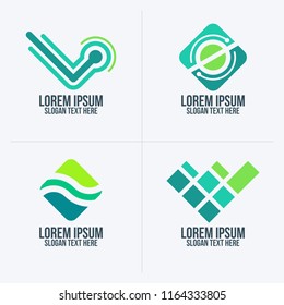 abstract logo design for company