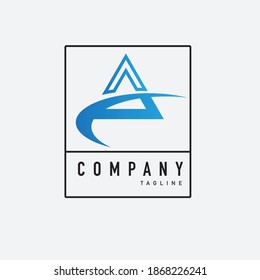 A abstract logo design for the company