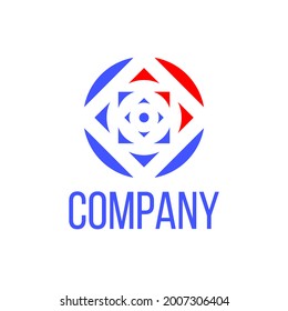 abstract logo design for company or business