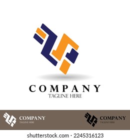 abstract logo design for company and business