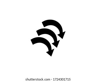 Abstraktes Logo-Design. Kreativ modern und trendy