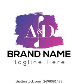 Abstract logo design concept features a modern vector icon as a symbol for business and technology with ad Logo design template	
