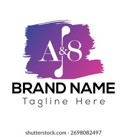 O conceito de design de logotipo abstrato apresenta um ícone vetorial moderno como um símbolo para negócios e tecnologia com o modelo de design de logotipo AS	