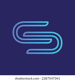 abstract logo design, abstract concept icon , simple and modern