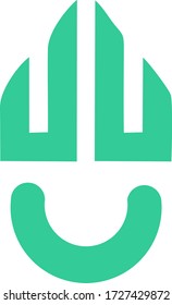 Abstract logo design concept idea