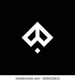 Concepto de diseño de logotipos abstractos, diseño de vectores con iluminación mínima