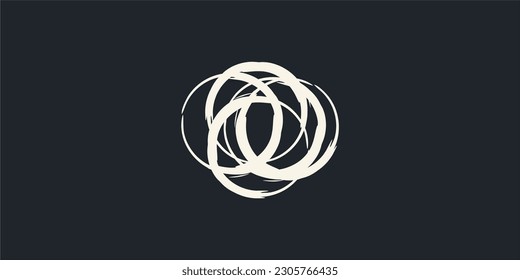 Abstract logo design concept.
modern splash and pattern logo.
abstract circle in an arranged form