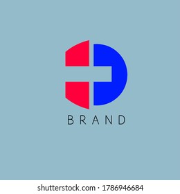Abstract logo design. Creative branding.