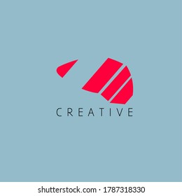 Abstract logo design. Creative branding.