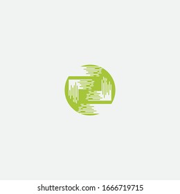 abstract logo design and creative sign